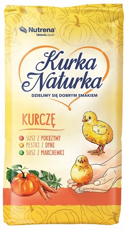 KURKA NATURKA PASZA DLA KURCZĄT KURCZĘ KUR DROBIU KRUSZONKA Z POKRZYWĄ 10KG Kod producenta Karma dla kurcząt kurczaków kruszonka