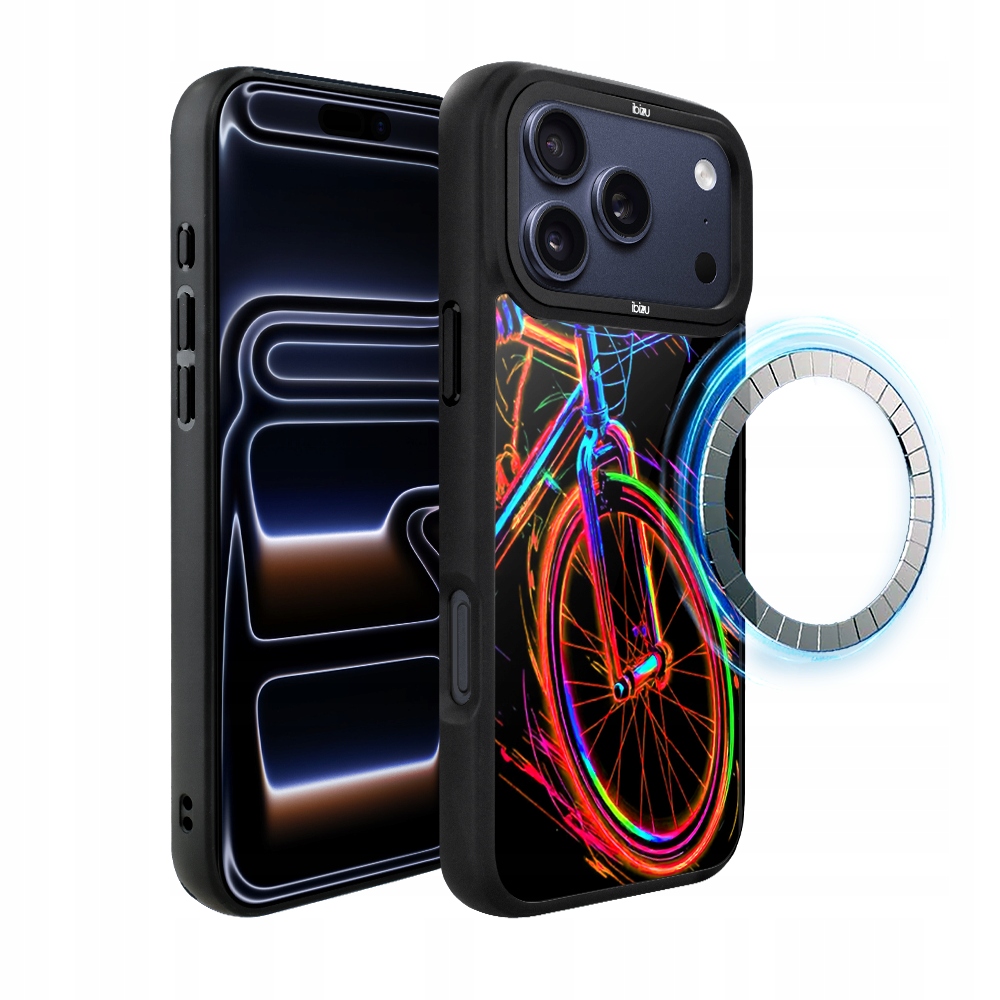 Pouzdro pro iPhone 17 Pro Ibizu DropGuard Matt s MagSafe, cyklistická vibrace