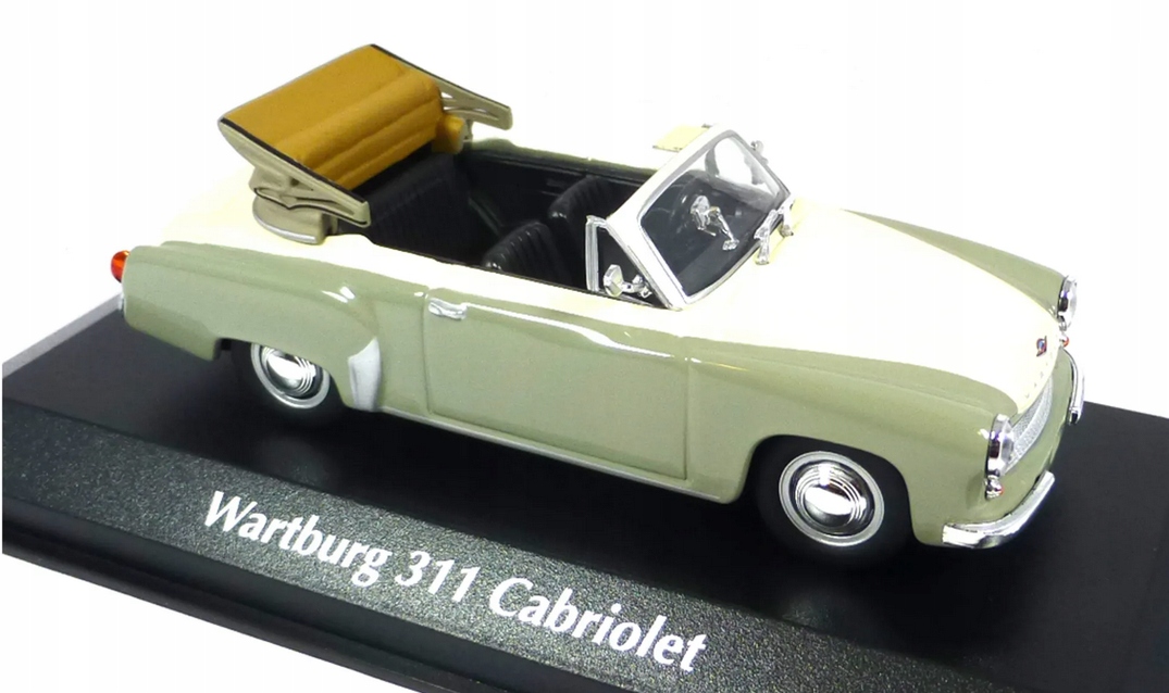 Wartburg A311 Cabriolet 1958 Grey/White 1:43 Maxichamps 940015930