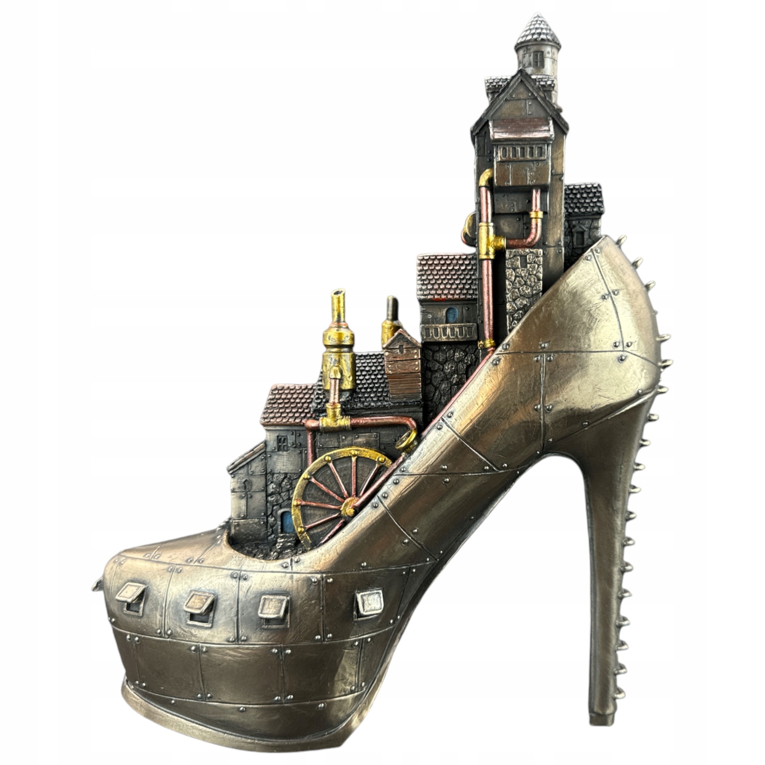 Figurka Socha Soška Steampunk Kopec Mesta Špilce Veronese WU76936