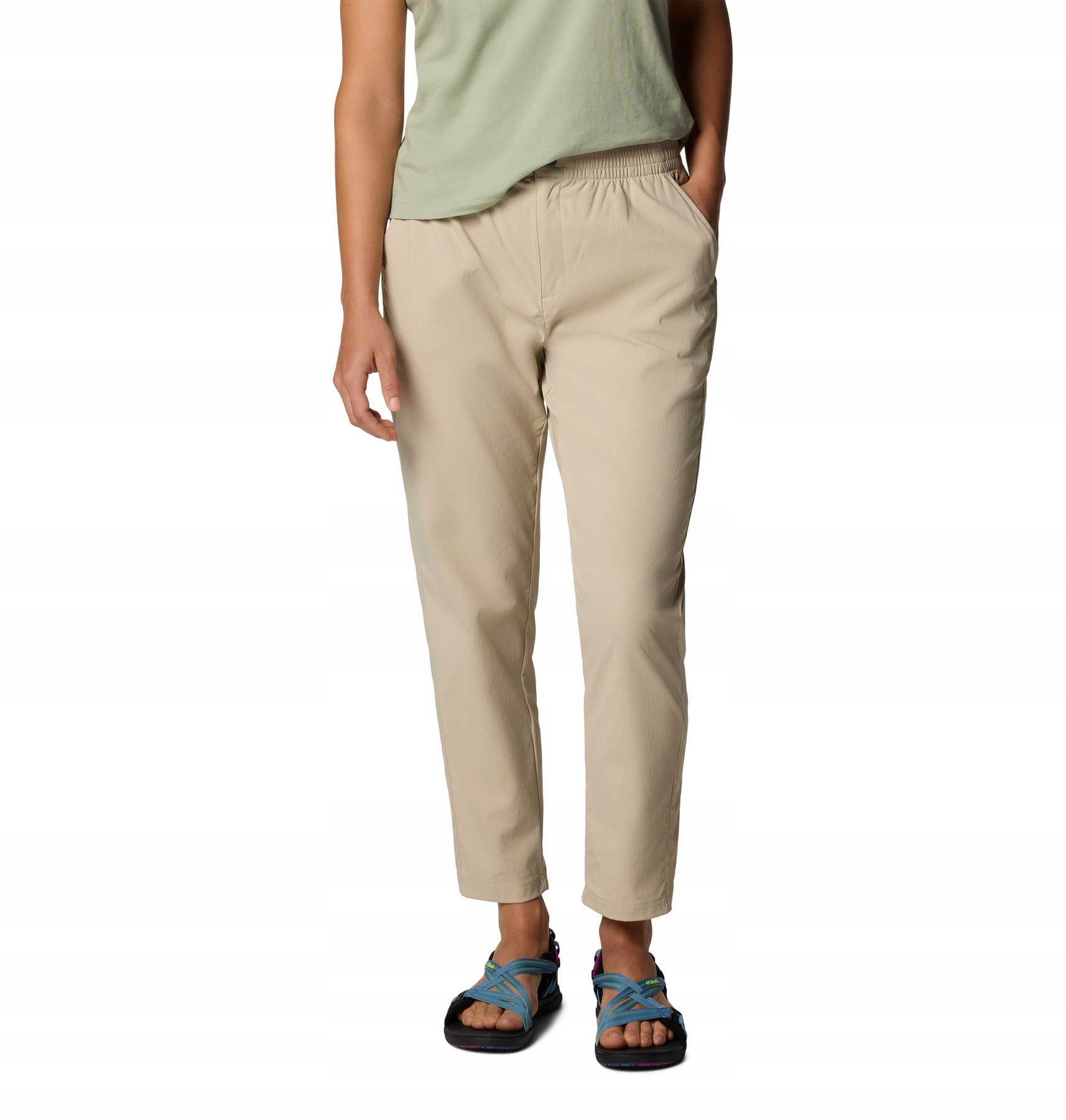 Spodnie damskie Columbia Cedar Crest beżowe 2119793271 r L