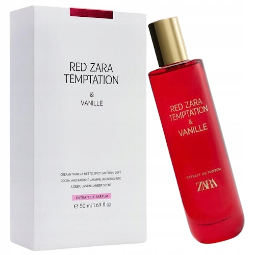 Perfumy Zara Red Temptation Vanille Extrait De Perfum 50ml Oryginalne