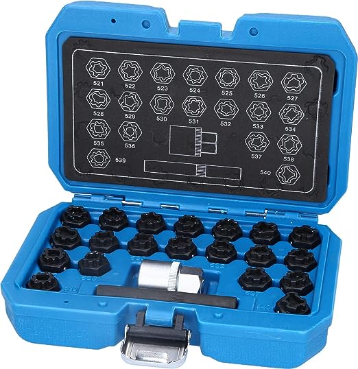 Sortiment blokovania kolies Kstools 23 Ks BT691260