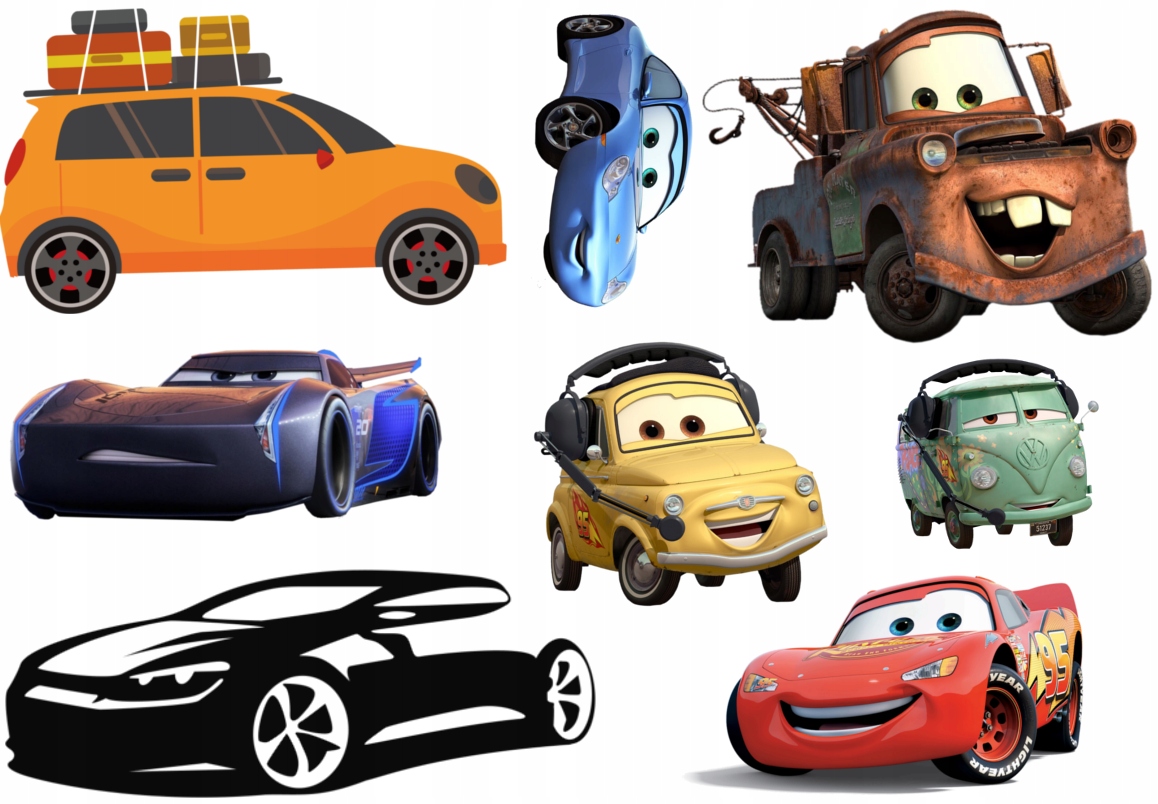 Tymczasowe Tatuaże Dla Dzieci Animowane Auta