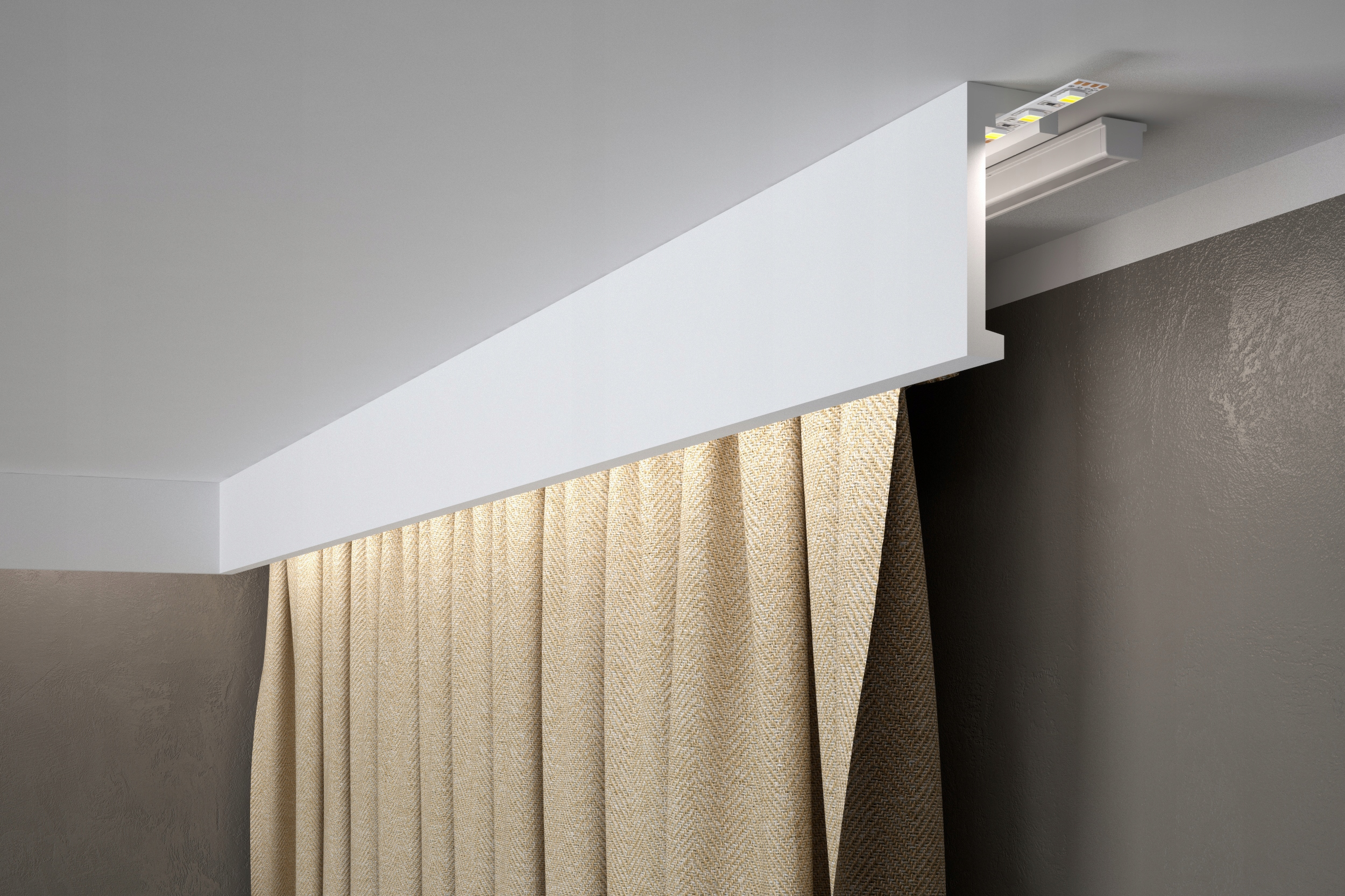 Listwa sufitowa karniszowa 10 cm Mardom Decor Ql 026H 300 cm