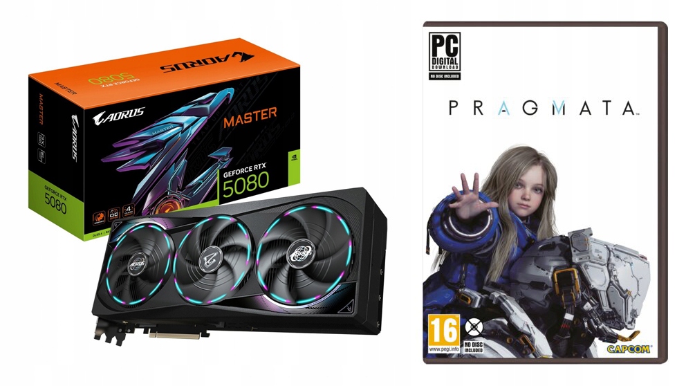 Karta graficzna Gigabyte Aorus GeForce Rtx 5080 Master 16G Dlss 4 16 Gb