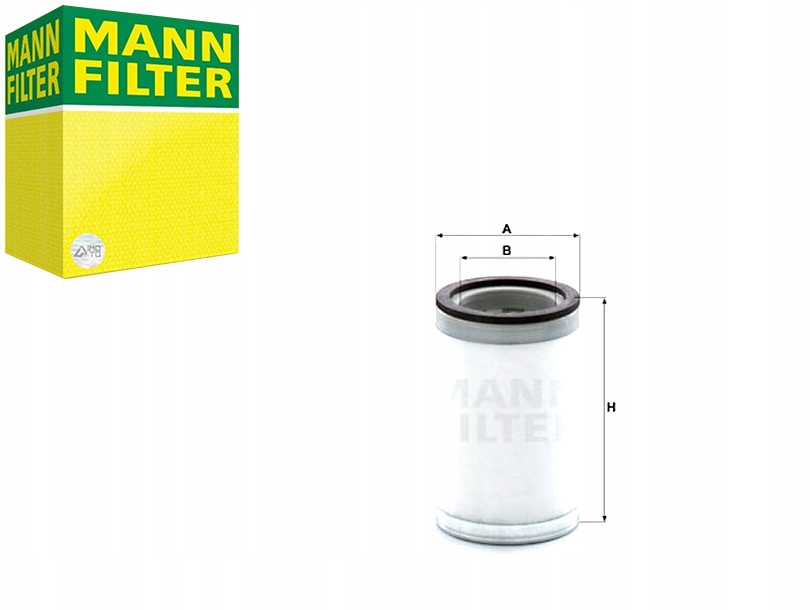 FILTR ODPOWIETRZENIA SKRZYNI KORBOWEJ MANN-FILTER