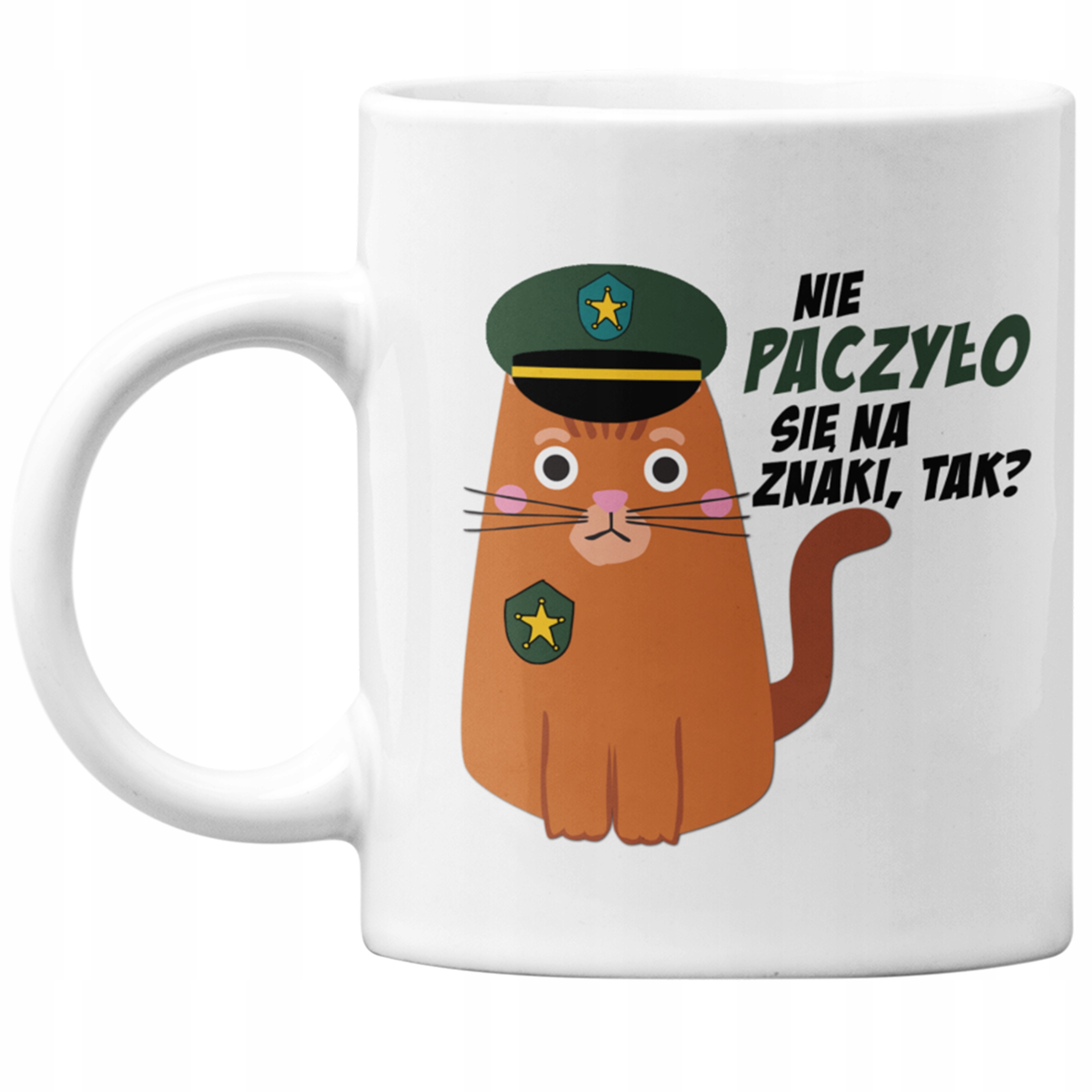 

Kubek Policjant policjanta kot śmieszny