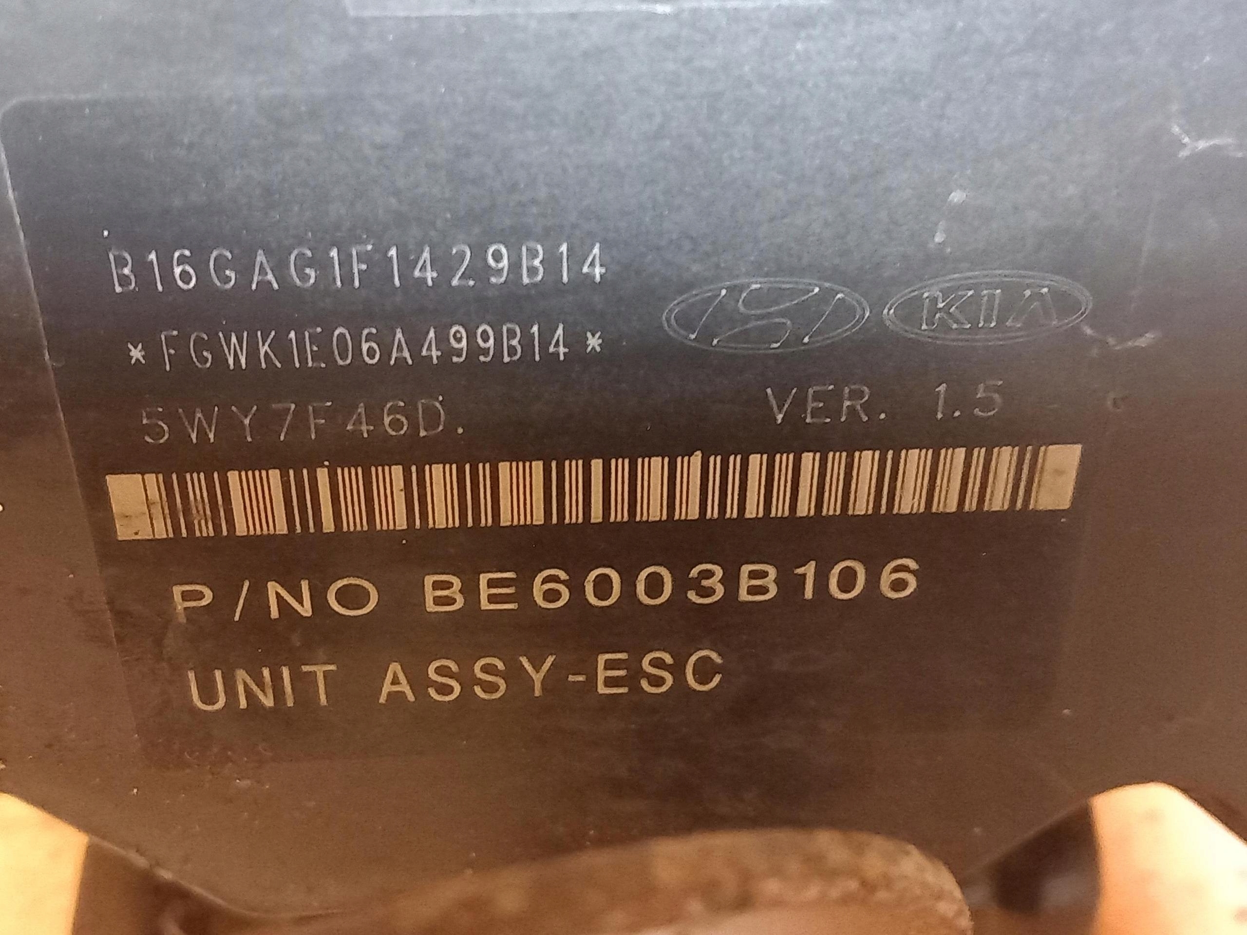 Pompa ABS HYUNDAI IX35 1.7 CRDi 116KM BE6003B106 10-15