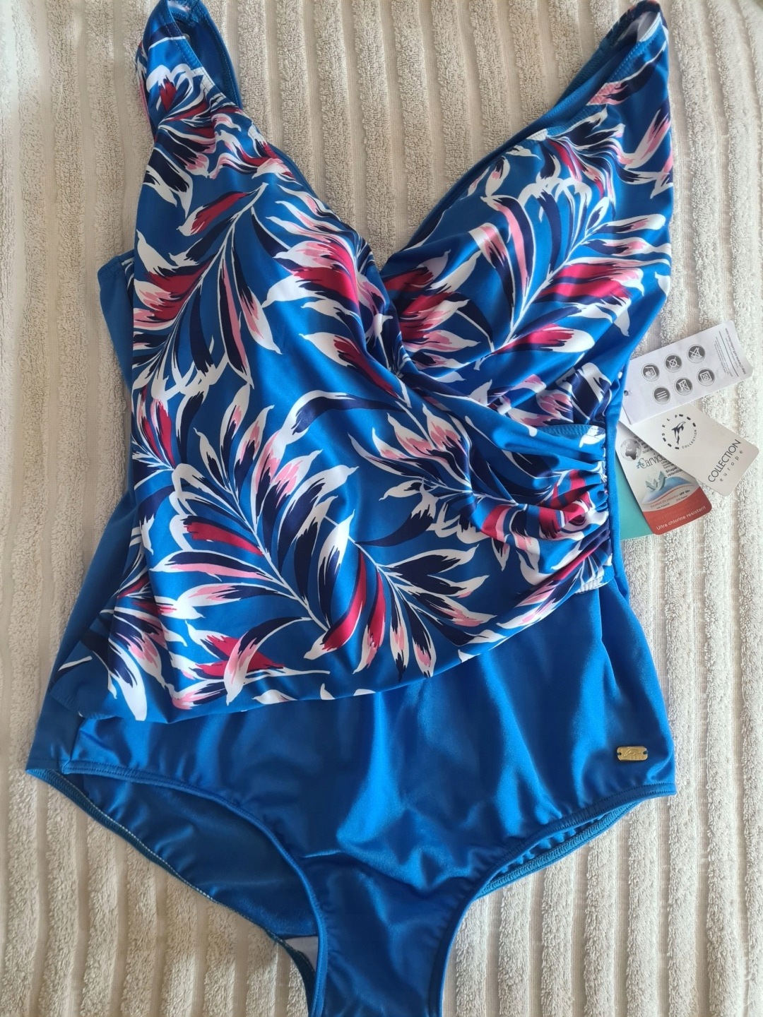 Self jednodílné plavky S1069 Blue 6 velikost 2xl