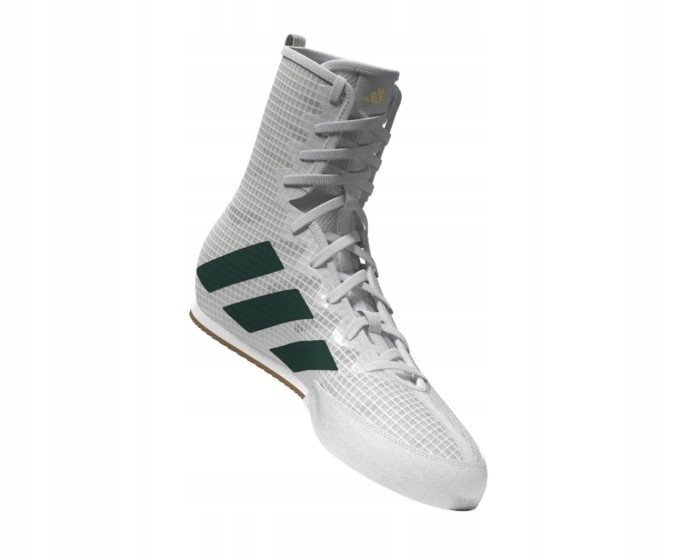 Boxerské boty Adidas Box Hog 4 Bílá/Zelená Velikost: 43 1/3
