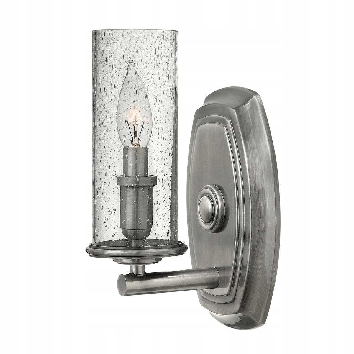 Svietniková lampa nikel Dakota E14 60W, starožitný nikel, Hinkley