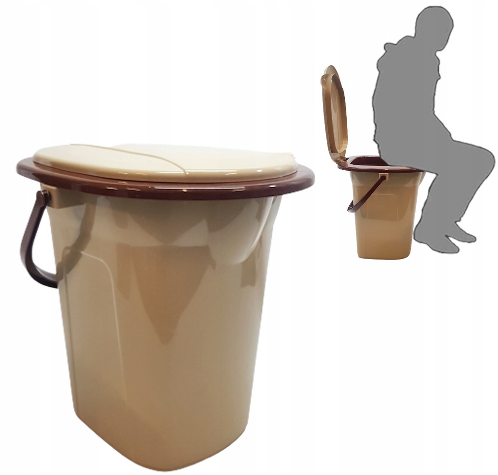 WC WIADRO TOALETOWE SEDES KLAPA POKRYWĄ TOALETA CHORYCH REMONTU TURYSTYCZNA Marka inna