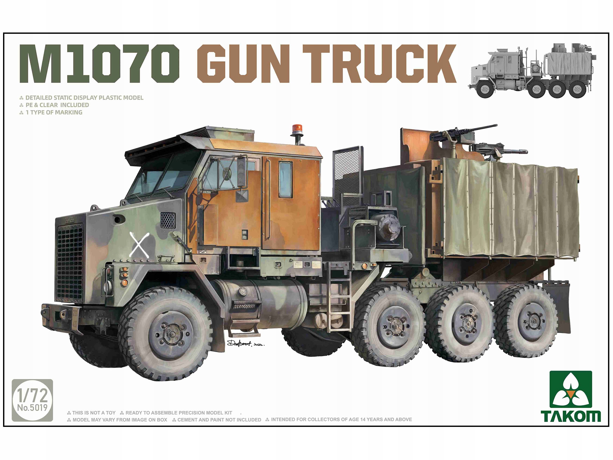 Traktor Oshkosh M1070 model 5019 Takom