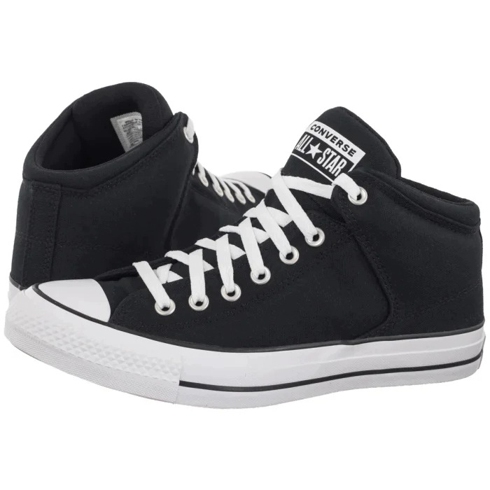 Buty Męskie Trampki Converse Ctas High Street Mid A22387C Czarne