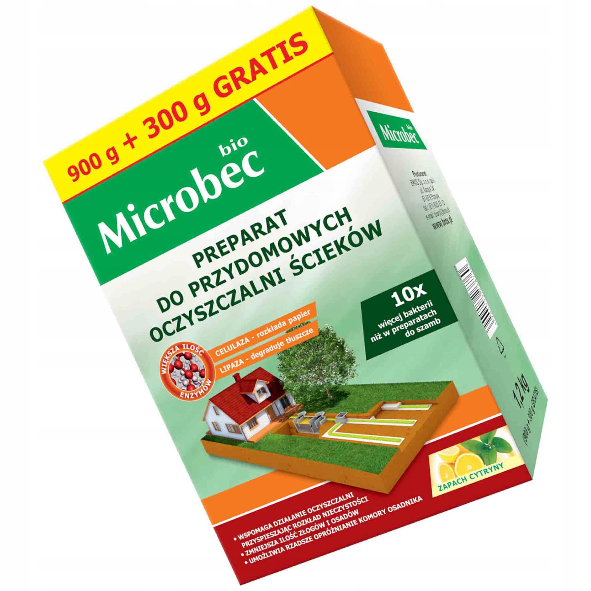

Bros Microbec Bio 900 g+300 g GRATIS-aktywator d