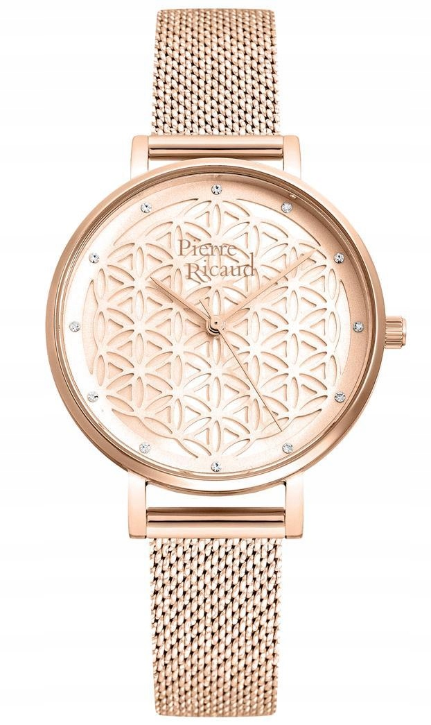 Nové Originální dámské hodinky Pierre Ricaud P22127.91RRQ, prolamované, zirkony