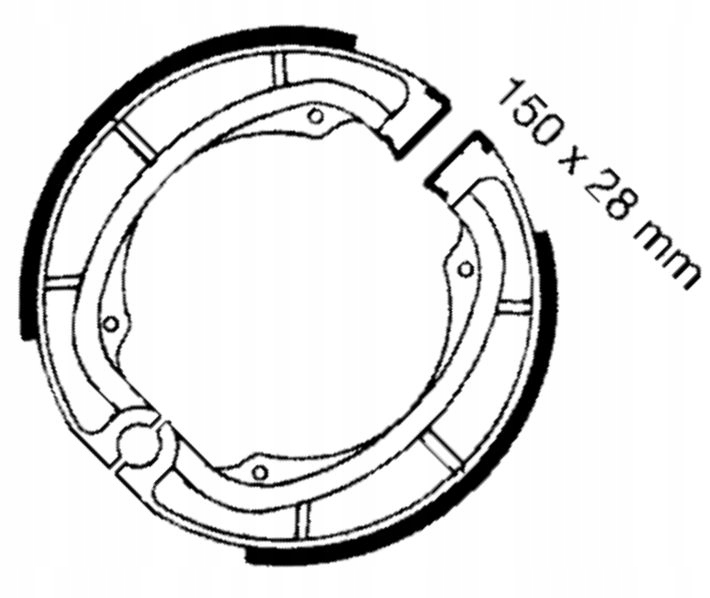 Brzdové Čelisti Suzuki Lt-f 160 Pe 250 400 Rm Sp 370 Ts