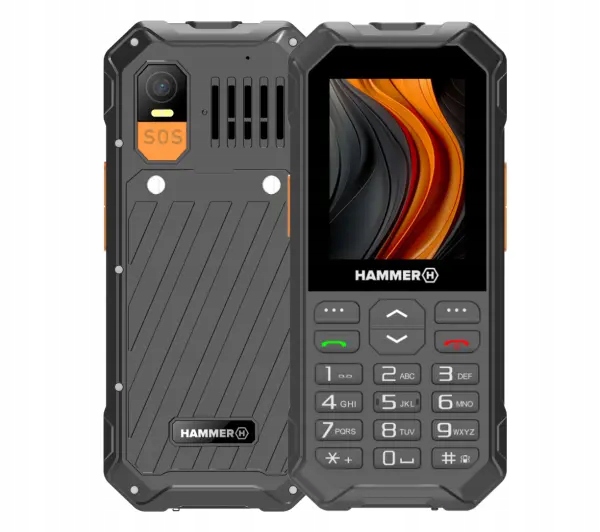 Мобильный телефон Hammer 6 LTE 48 МБ / 128 МБ 4G (LTE) черный