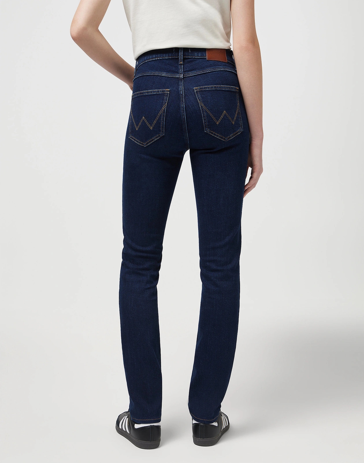 Dámské slim džínové kalhoty Wrangler Slim Dark Wash 112352574 32/30