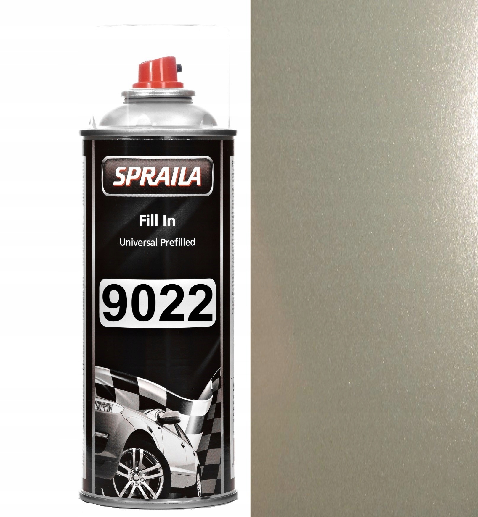 Lakier Akrylowy Ral 9022 Połysk 87-95% Perłowy Jasnoszary Spray 400ML