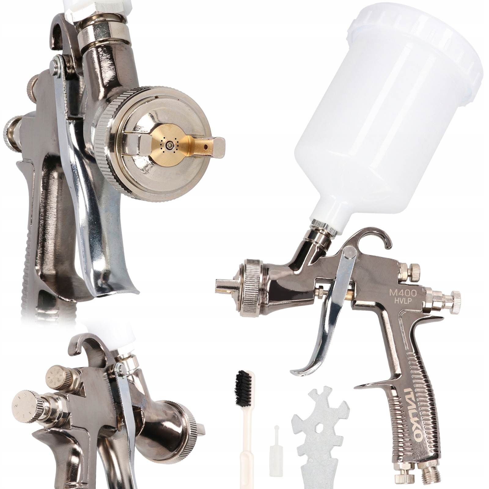ITALKO PISTOLET LAKIERNICZY M400 HVLP DYSZA 1,1MM