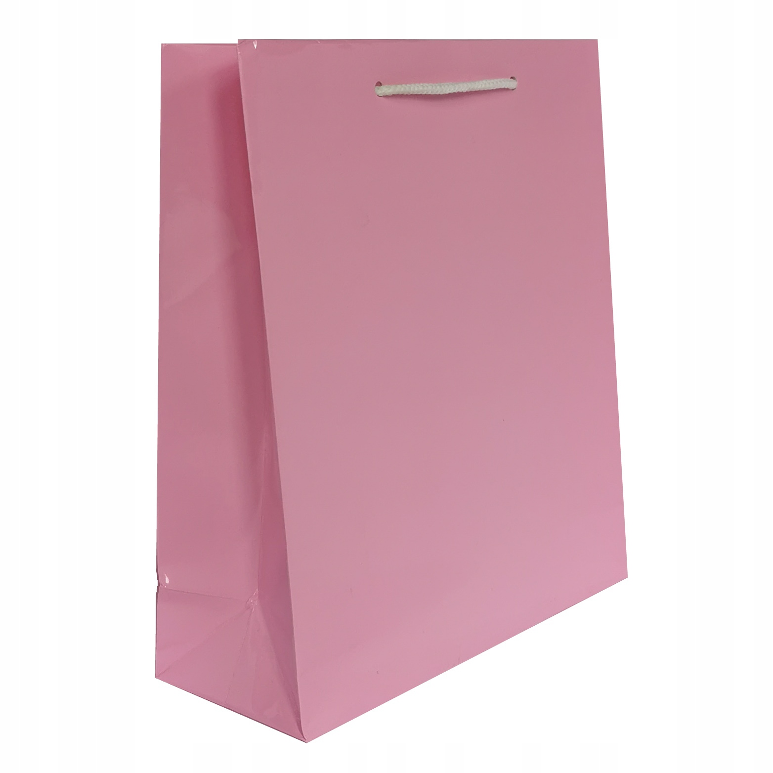 

Torebka papierowa laminowana Mocny Róż 24x9x27cm