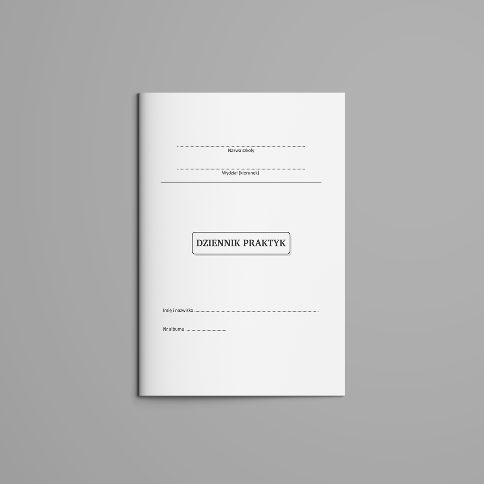 

Dziennik Praktyk Studenta MEN-3 36 stron!