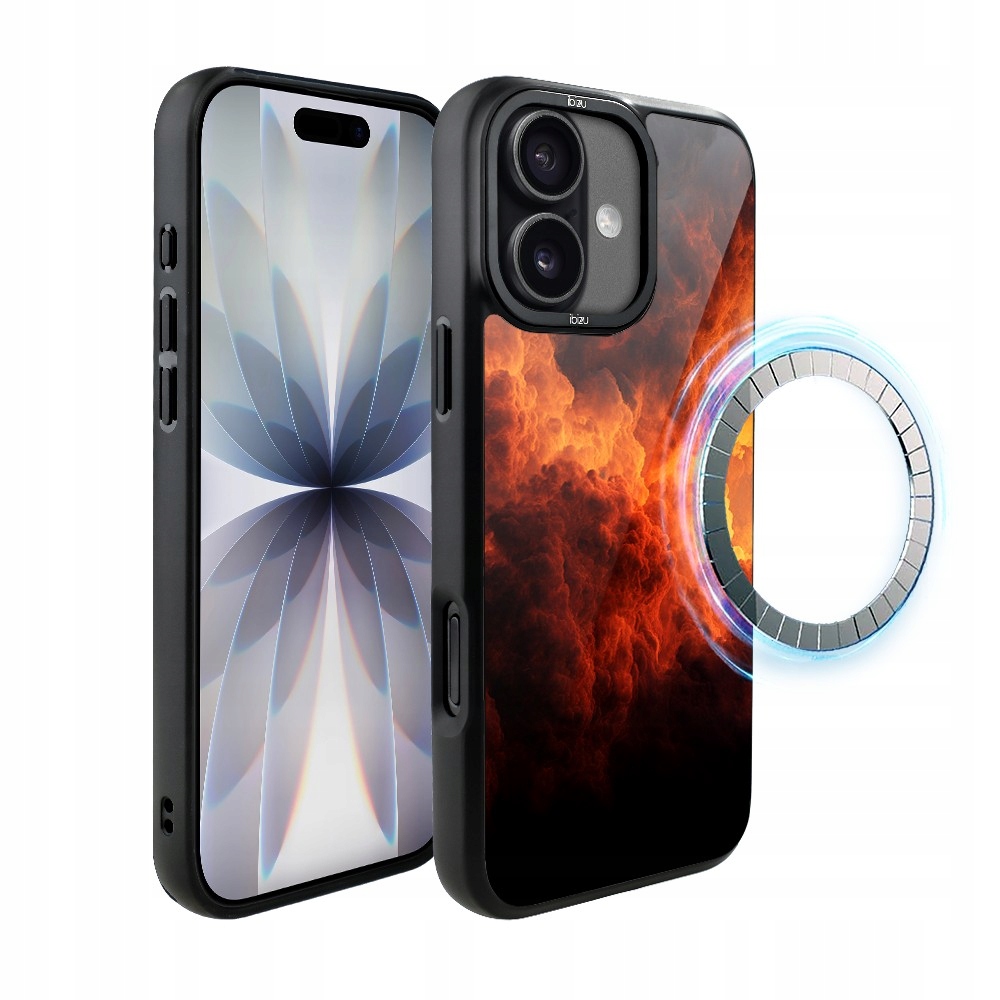 Matný Pouzdro Ibizu DropGuard pro iPhone 17 s MagSafe, barva Inferno Sky