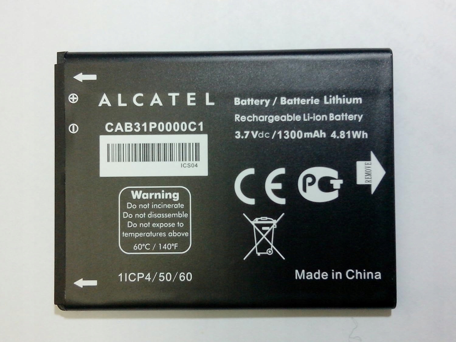 Nowa Oryginalna Bateria CAB31P0000C1 Alcatel OT-W939 OT-990 Carbon OT-990