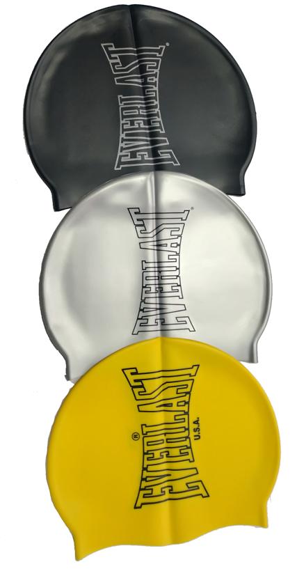 EVERLAST SILIKONOWY CZEPEK PŁYWACKI CZARNY Marka Everlast