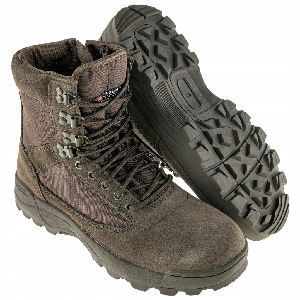 Taktické vojenské boty Brandit Tactical Zipper Boots Olive 39