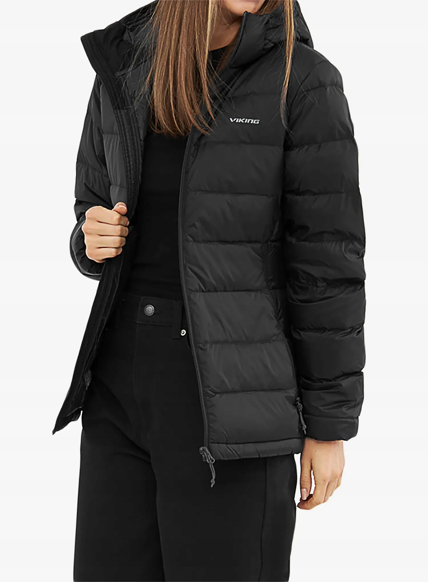 Dámská péřová bunda Viking Rovi černá XL