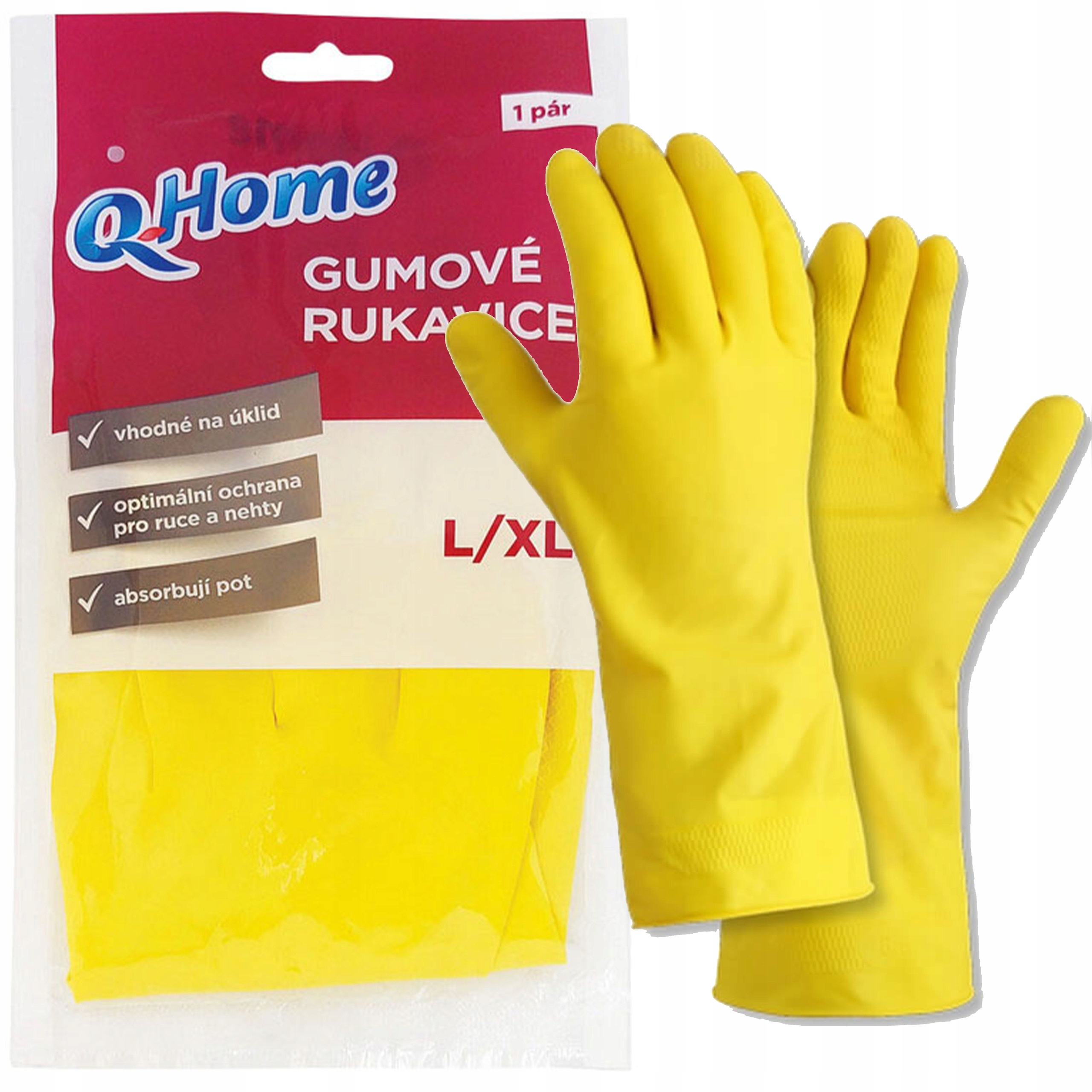 

Rękawice gumowe gospodarcze mocne rozmiar L/XL