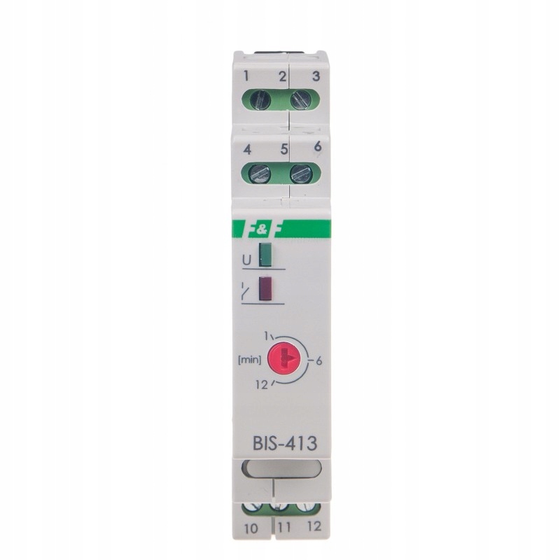 F&f BIS-413 Przekaźnik Bistabilny 16A 230VAC Wyłącznik Czasowy 1-12MIN