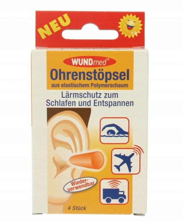 

Ohrenstopsel, Stopery do uszu, 4 sztuki
