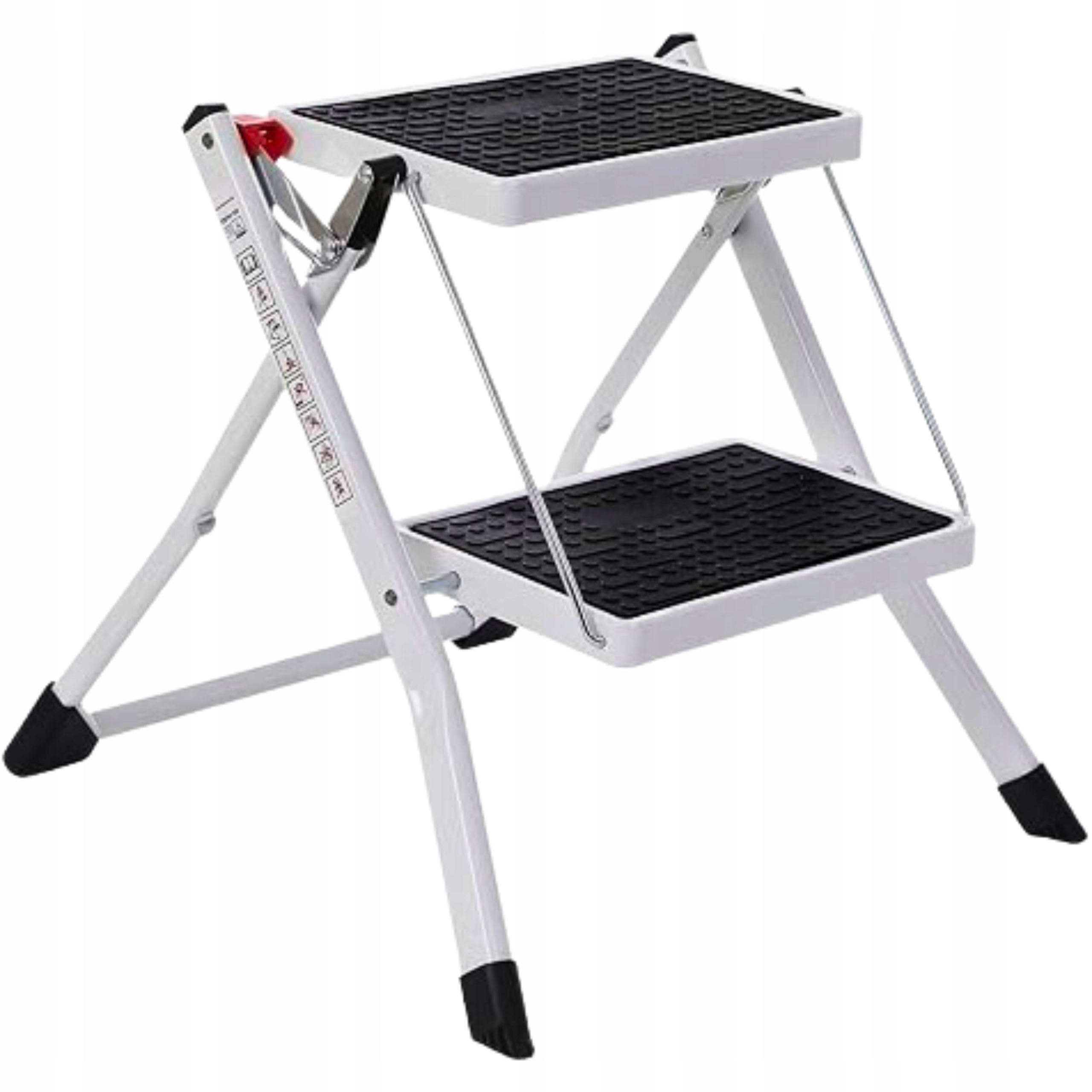 Dvojstupňový rebrík, skladací rebrík, šírka priečky 20 cm, nosnosť 125