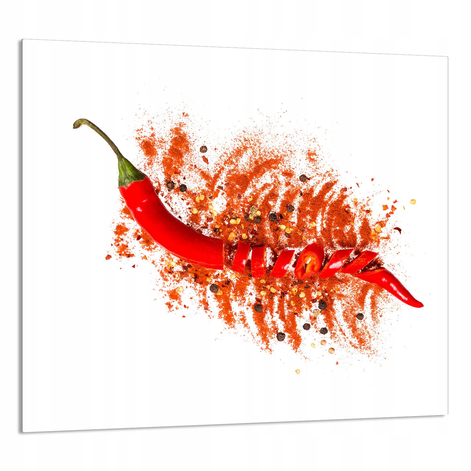 Skleněný Panel Do Kuchyně 65x60 Chilli Tvrzené Sklo