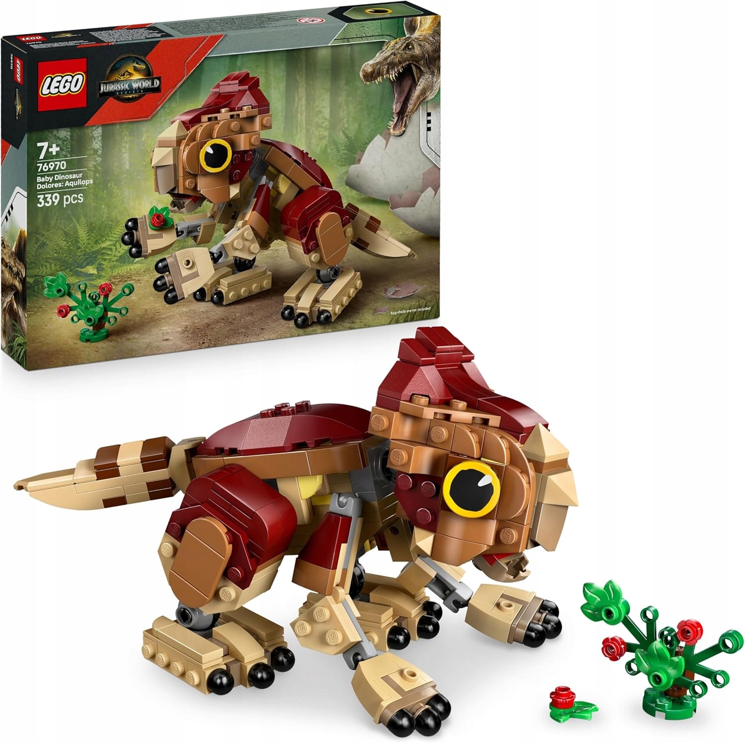 Lego 76970 Malý dinosaurus Dolores aquilops Jurský svět rostlina s květinami
