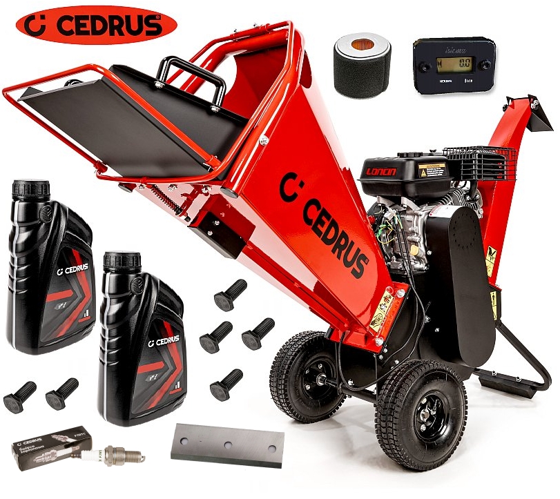 Rozdrabniacz Do Gałęzi Rębak Spalinowy Cedrus RB02 Loncin G200F Model XXL