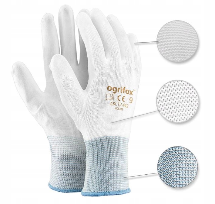 Poliurowe Rękawiczki robocze Ogrifox OX-POLIUR_WW9 Marka Ogrifox