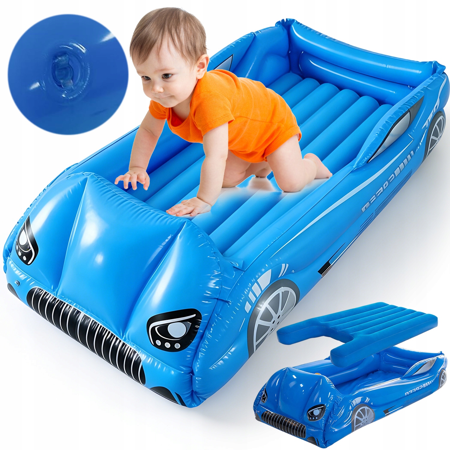 Matrace Inspirovaná Autem Pro Děti, Flokovaná