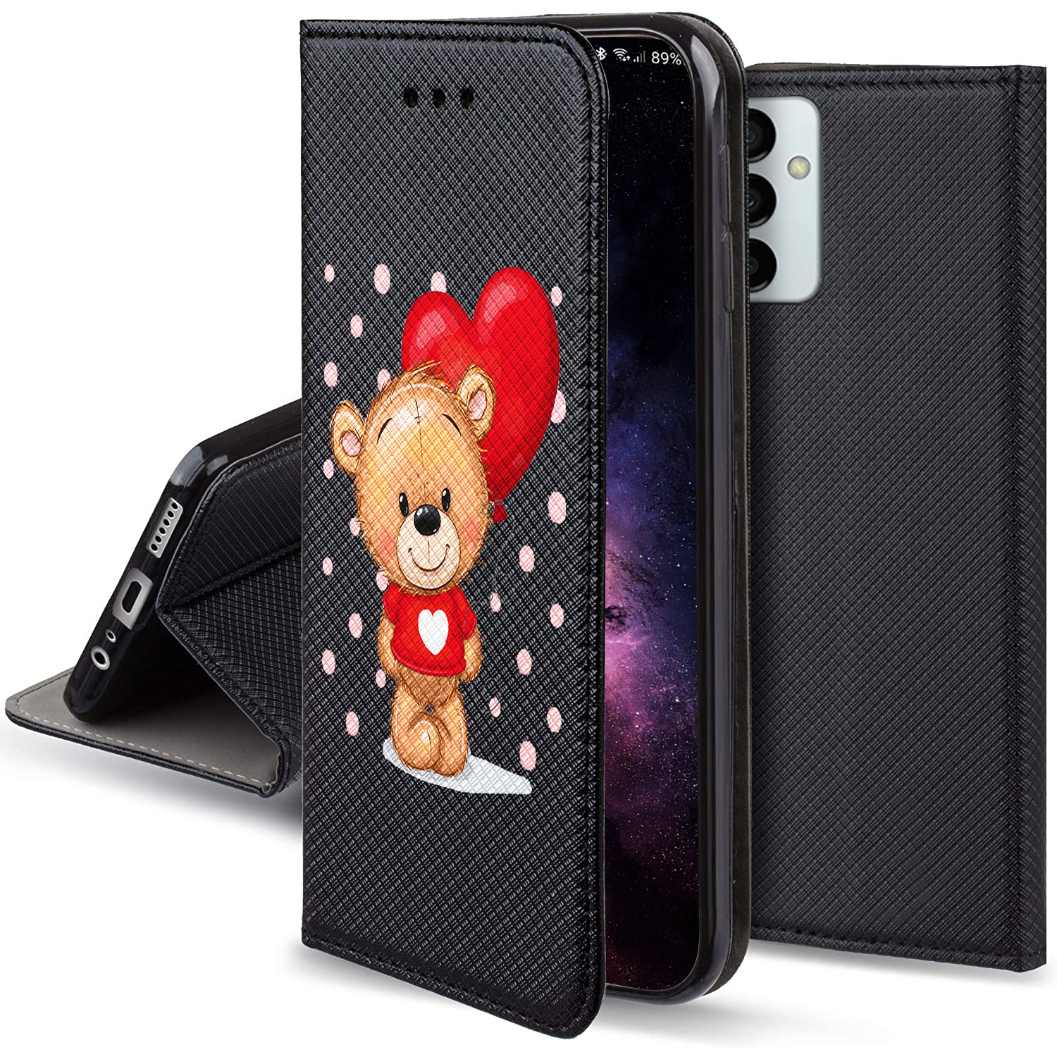 

Etui Magnet Miś do Samsung Galaxy M23 5G Szkło
