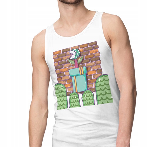 TANK TOP ŚMIESZNE MARIO WORLD Rozmiar XL
