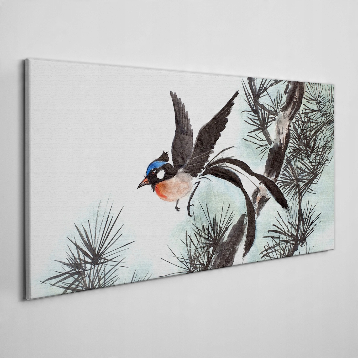 

Obraz na ramie płótno Zwierzę ptak gałąź 120x60 cm