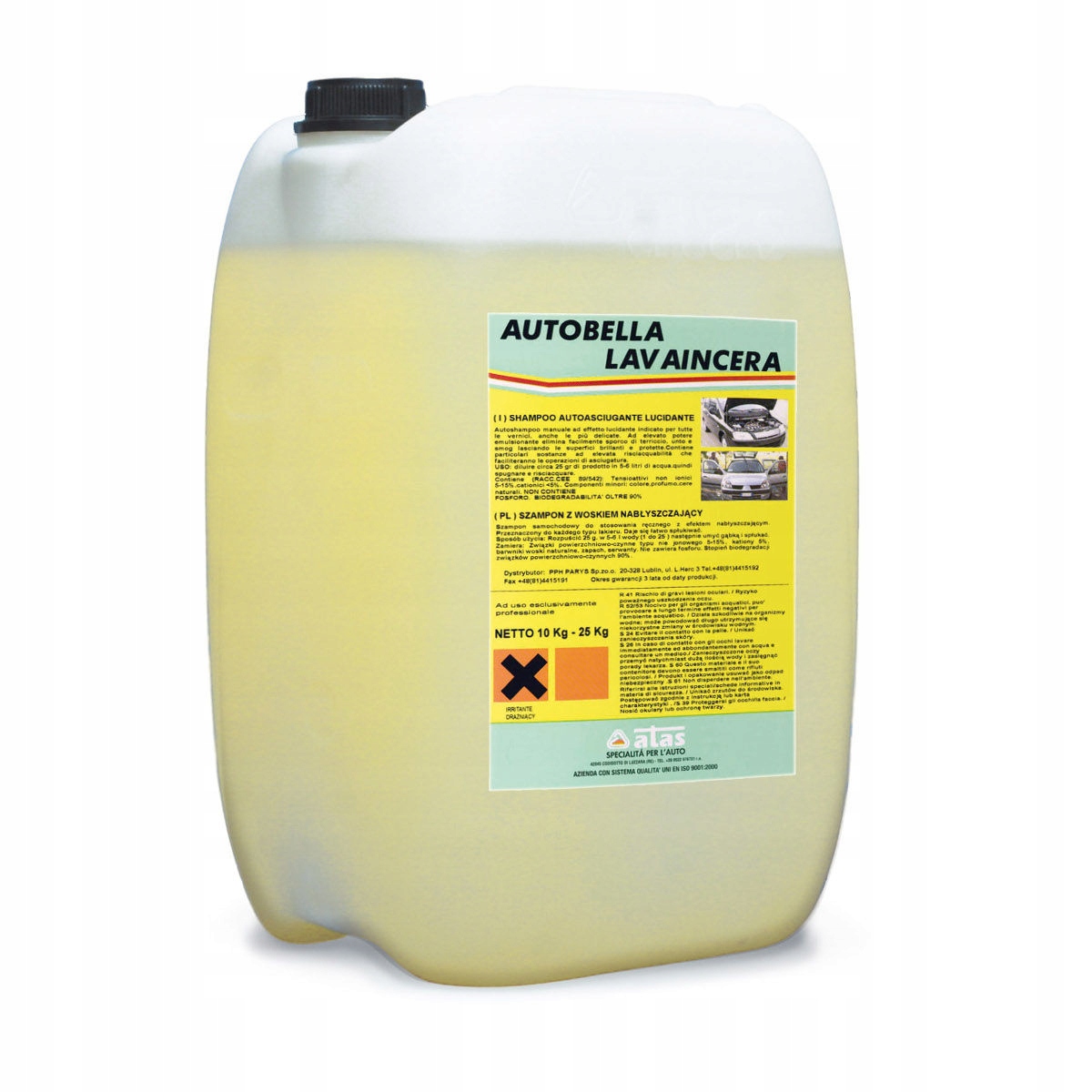 SCBELLA-25WOSK. PARY AUTOBELLA LAVAINCERA 25KG SCB