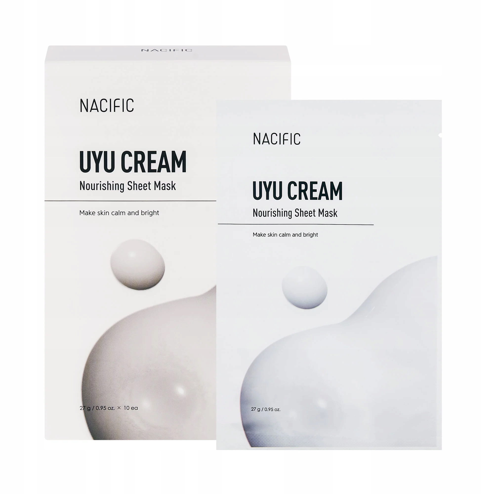 Nacific Uyu Cream Nourishing Mask Pack 10x30 g