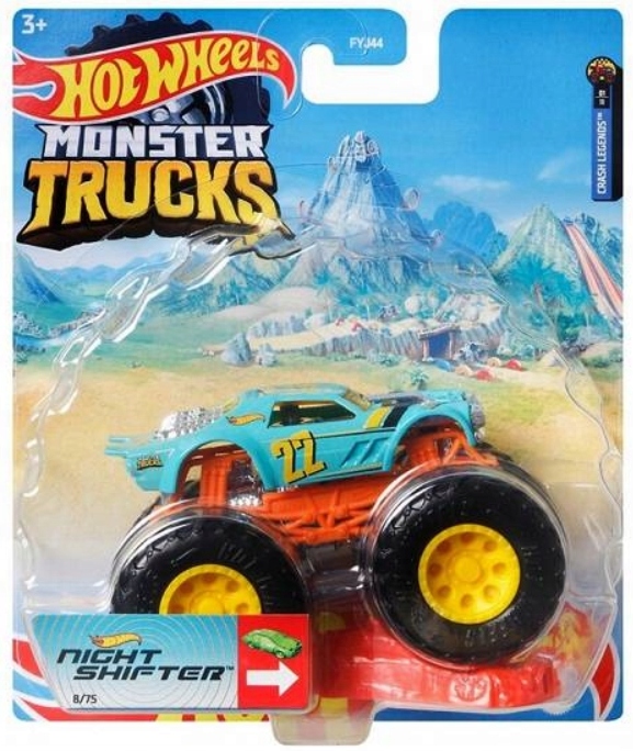 

Hot Wheels Monster Trucks Night Shifter Wrak FYJ44