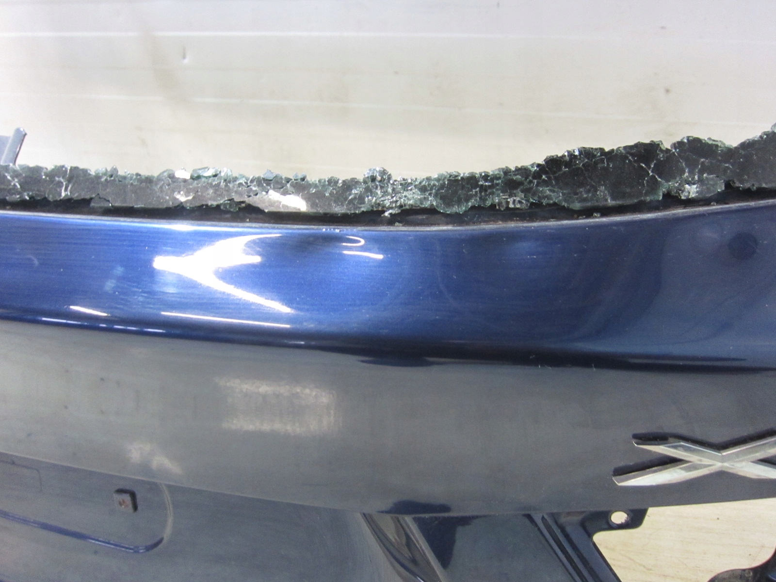 BMW X3 F25 boot doors rear part A76 TIEFSEEBLAU