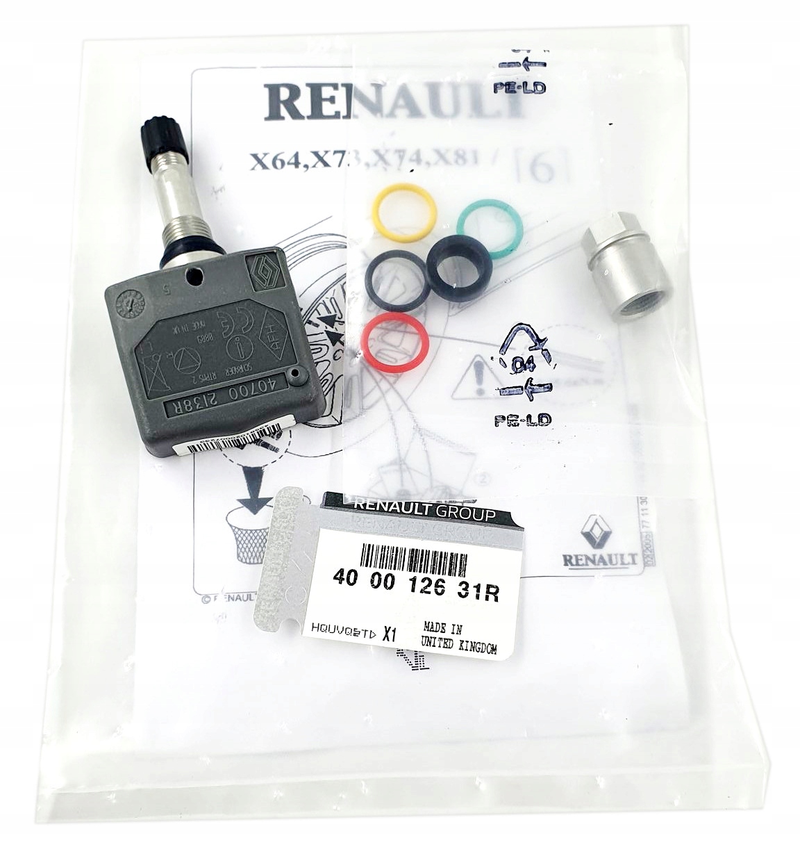 CZUJNIK CIŚNIENIA OPON RENAULT VELSATIS